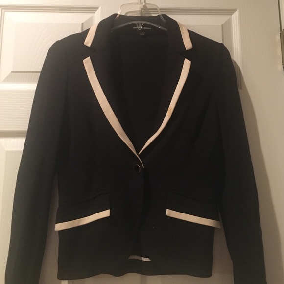 Express Black & White Blazer