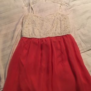 Coral & Ivory sundress S Speechless like new