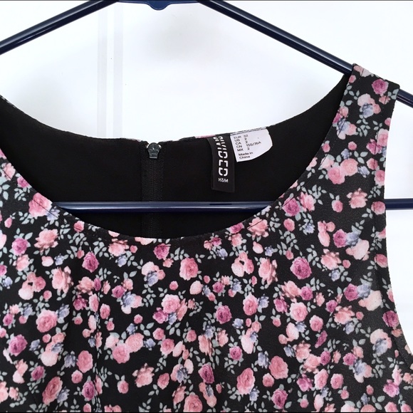 H&M Floral Fit & Flare Dress