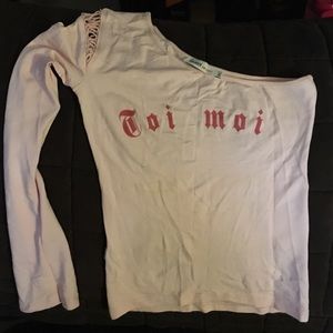 Toi & Moi one shoulder top
