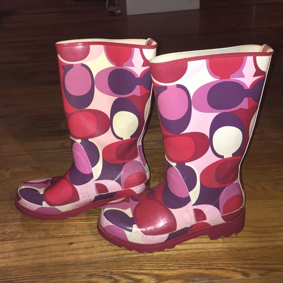 Coach Paisley rainboots