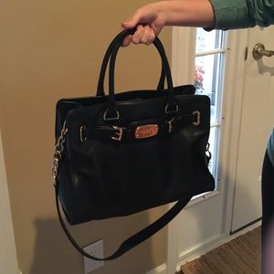 Black Hamilton Michael Kors Purse