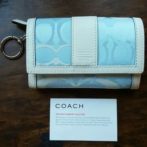Coach Hampton Signature Wallet