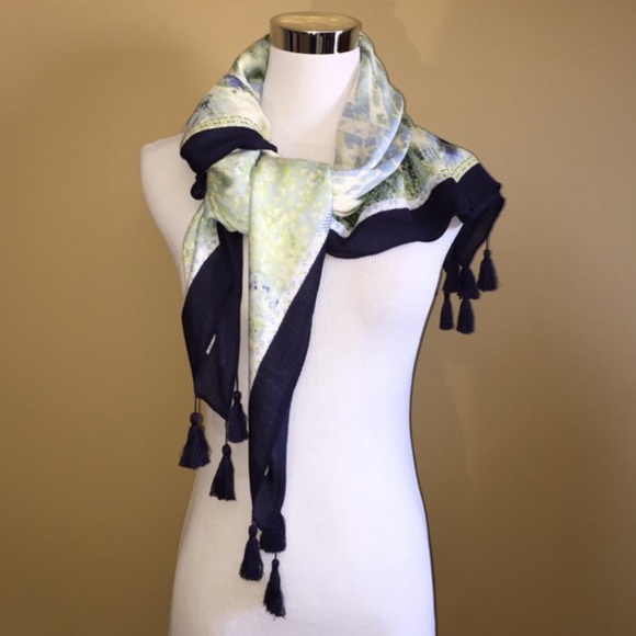 Accessories - Cool Floral Fantasy Scarf