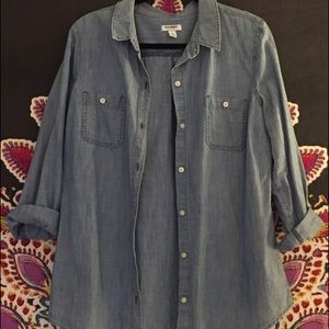 Old Navy chambray button-down shirt