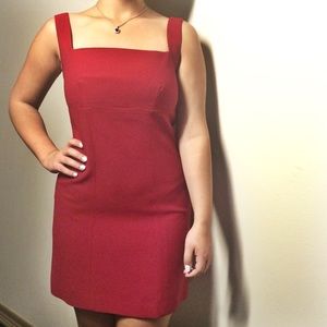 Vintage Bebe Red Dress