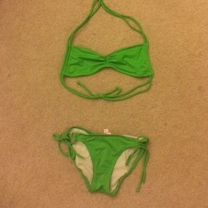 Green Victoria's Secret bikini!