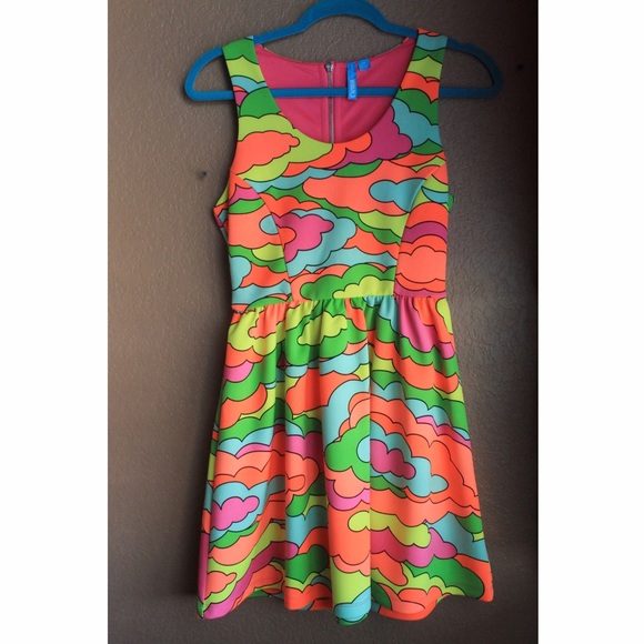 Colorful Betsey Johnson-esque dress