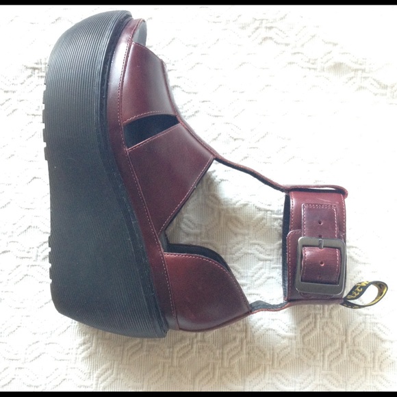 Dr. Martens Bessie ankle strap platform sandals