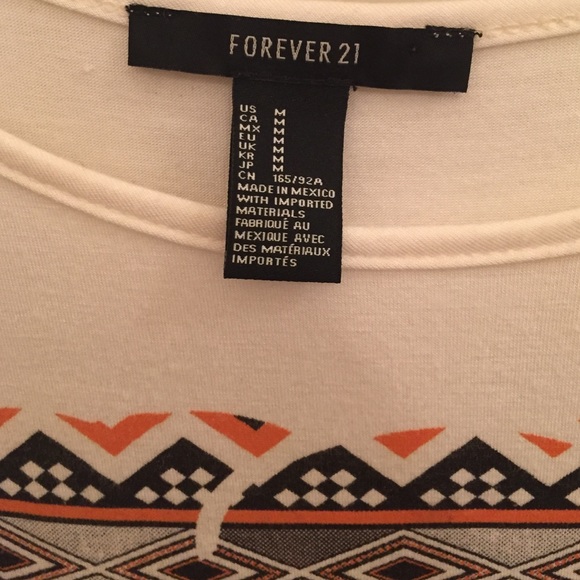 F21 elephant crop top - Picture 2 of 2