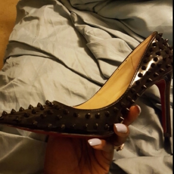 🔴final sale🔴New black spike heels - Picture 4 of 4