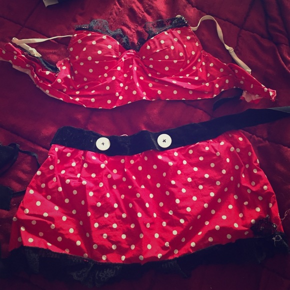 Homemade Minnie costume