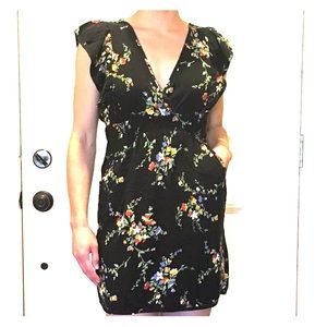 Nordstrom Black Floral Dress