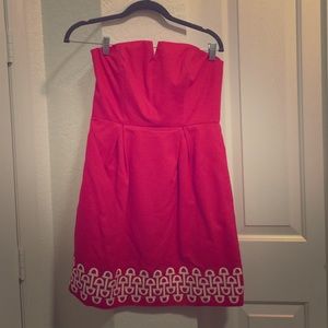 Vineyard vines strapless derby dress