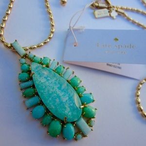 NWOT Kate Spade Turquoise Necklace ✨