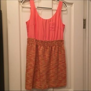 J Crew size 6 dress - silk and woven bottom
