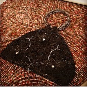 Small Black Beadwork Bag