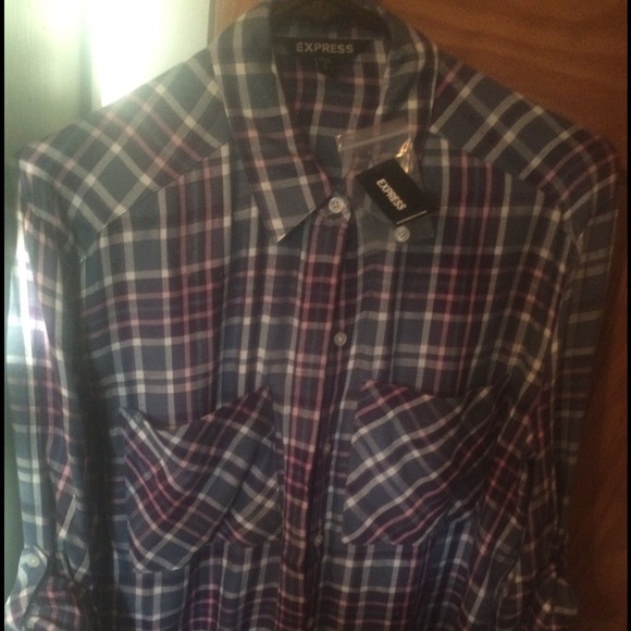 Express boyfriend button down.