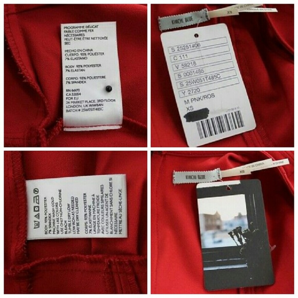 NWT Urban Outfitters Kimchi Blue peplum top Sz XS - Picture 3 of 3