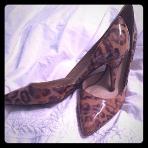 J Crew leopard heels