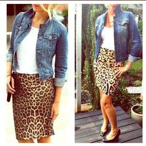 LuLaRoe Cassie Skirt leopard
