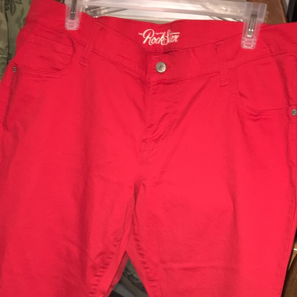 Red "Rockstar" jeans from Old Navy