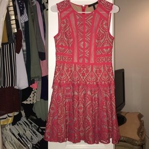 BCBG shira dress red