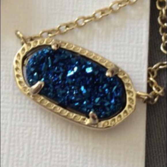 ‼️SOLD‼️Blue Drusy Elisa - Picture 2 of 3