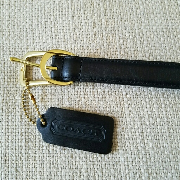 Coach Leather black belt