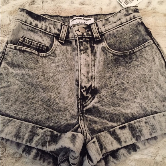 American apparel denim shorts