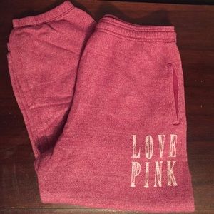 VS Pink Campus Pant! Like New!