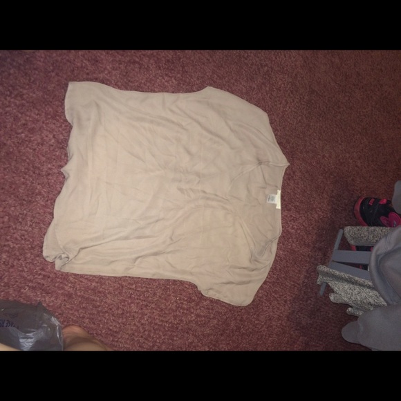 Tan shirt