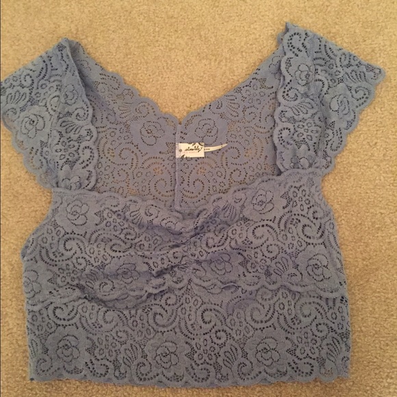 Free People Cropped Lace Top