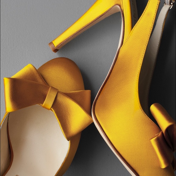 Bhldn bow-topped slingbacks SOLD OUT!
