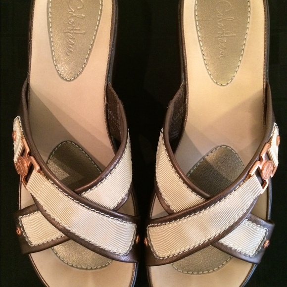 ColeHaan Nike Air wedge sandals