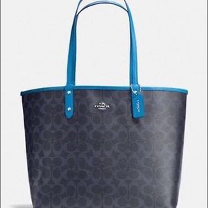 Coach reversible tote