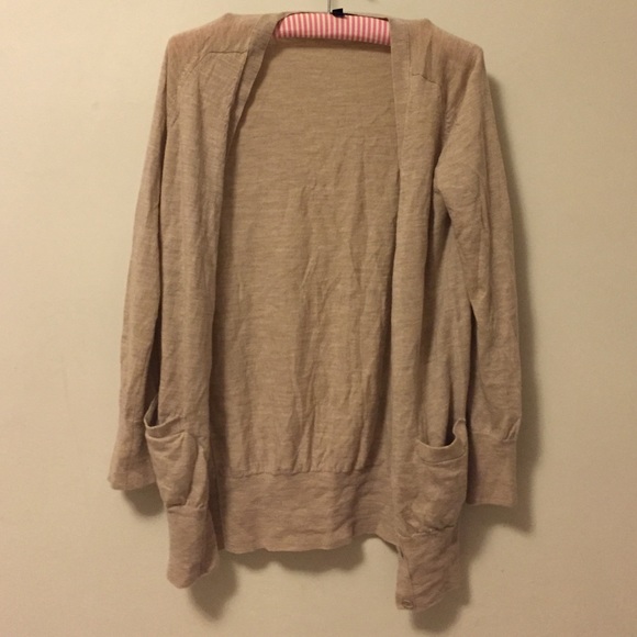 J. Crew beige cardigan