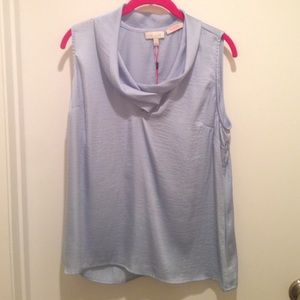 Light Blue Scandal Top