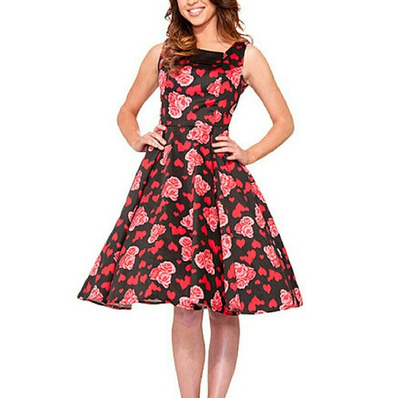 Hearts & Roses Swing Dress