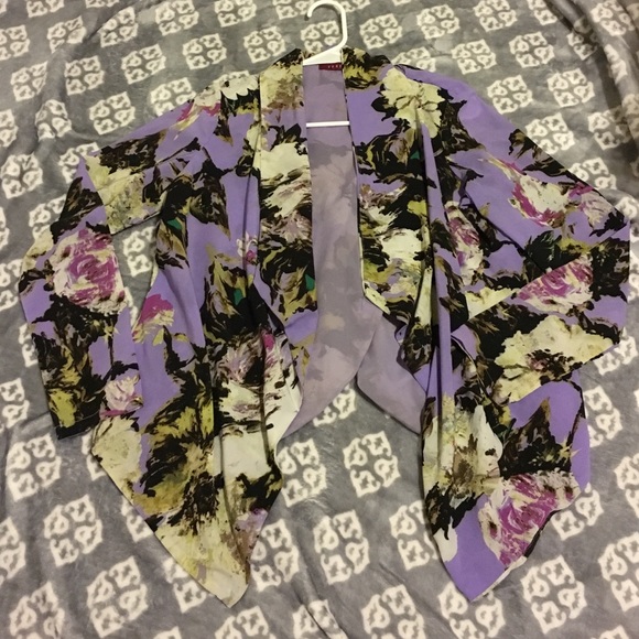 Floral blazer
