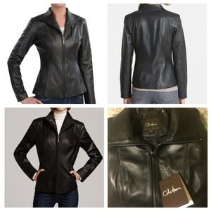 Cole Hann Lambskin leather Jacket
