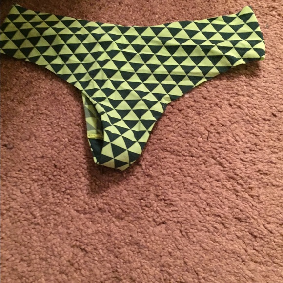 ❌SOLD❌Checkered green thong