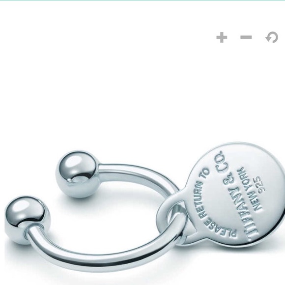 "Return to Tiffany" Tag Key Ring....NWOT