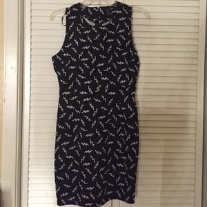 Bodycon lightening bolt strikes dress