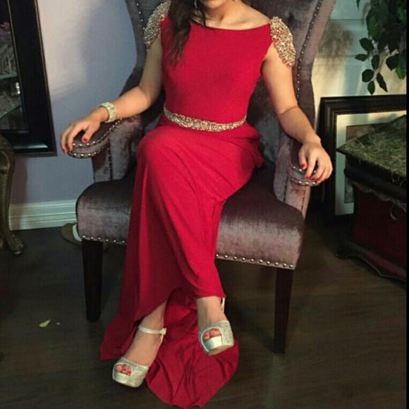 SOLD*Beautiful red gown