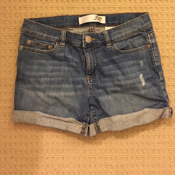 Denim shorts