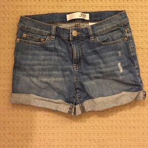 Denim shorts