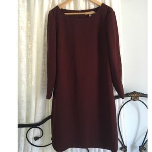 Wine color Dress• Banana Republic