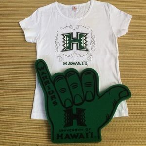 University Hawaii 🌺 includes foam Warrior Hand