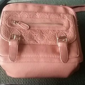 Salmon colored purse